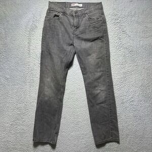 Levis‎ 514 Jeans Youth Black Denim Slim Straight Size 20 Reg 30x30